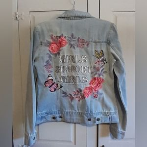 Girls Support Jean Jacket